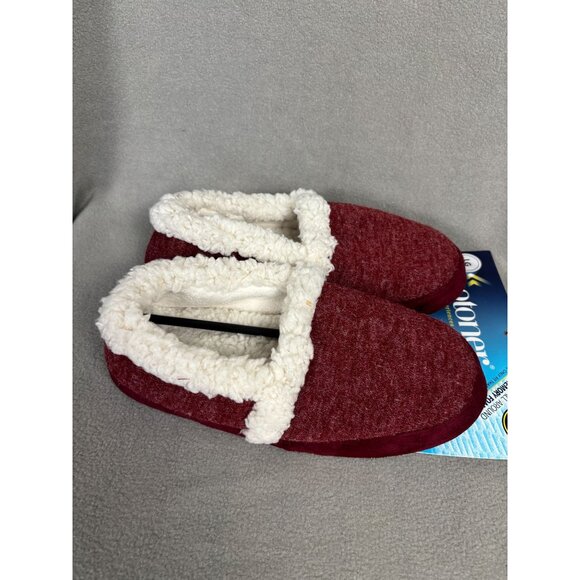 Isotoner Women's Marisol Closed Back Slippers Red Chili Pepper Size L 8/9 NWT's - Picture 5 of 8